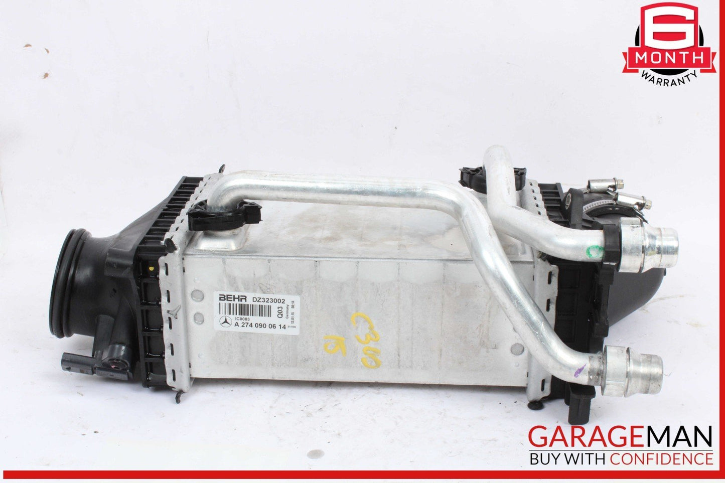 15-20 Mercedes W205 C300 SLC300 M274 Intercooler Air Cooler Radiator OEM