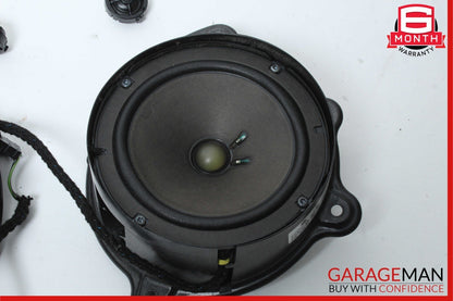 00-06 Mercedes W220 S500 Front Left & Right Side Door Sound Speaker Speakers Set