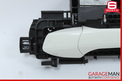 12-14 Mercedes W204 C300 Rear Driver Side Left Exterior Door Handle White OEM