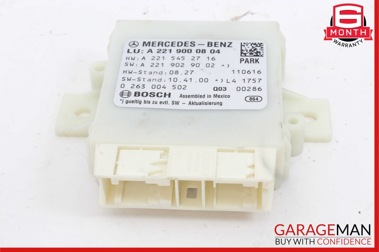 10-13 Mercedes W221 S550 S63 AMG Rear Parking Parktronic Control Module Unit OEM