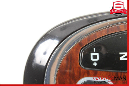 00-06 Mercedes W220 S430 Floor Gear Shifter Bezel Trim Indicator Bezel Wood