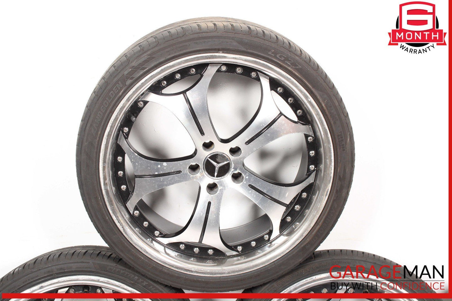 07-13 Mercedes W221 S550 Complete Wheel Tire Rim Set R20 OEM