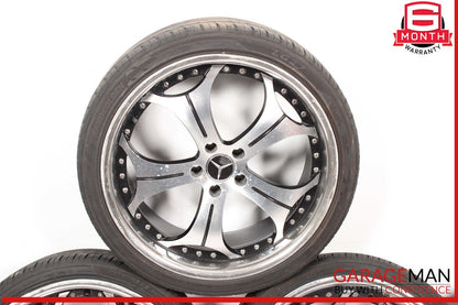 07-13 Mercedes W221 S550 Complete Wheel Tire Rim Set R20 OEM