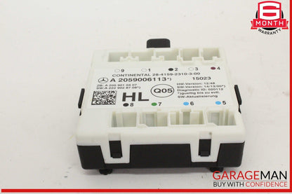 15-18 Mercedes W205 C300 Rear Left Driver Side Door Control Module Unit OEM