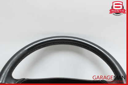 03-09 Mercedes W209 CLK320 SL500 Driver 4 Spoke Steering Wheel Leather Black OEM