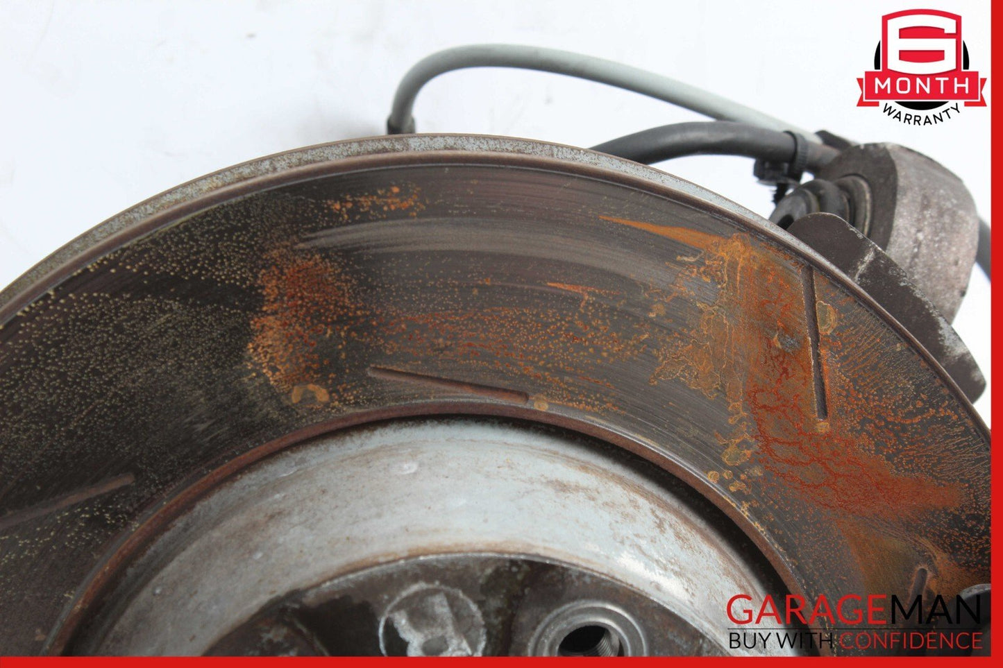 10-16 Porsche Panamera 970 Rear Right Spindle Knuckle Brake Rotor Disc Caliper