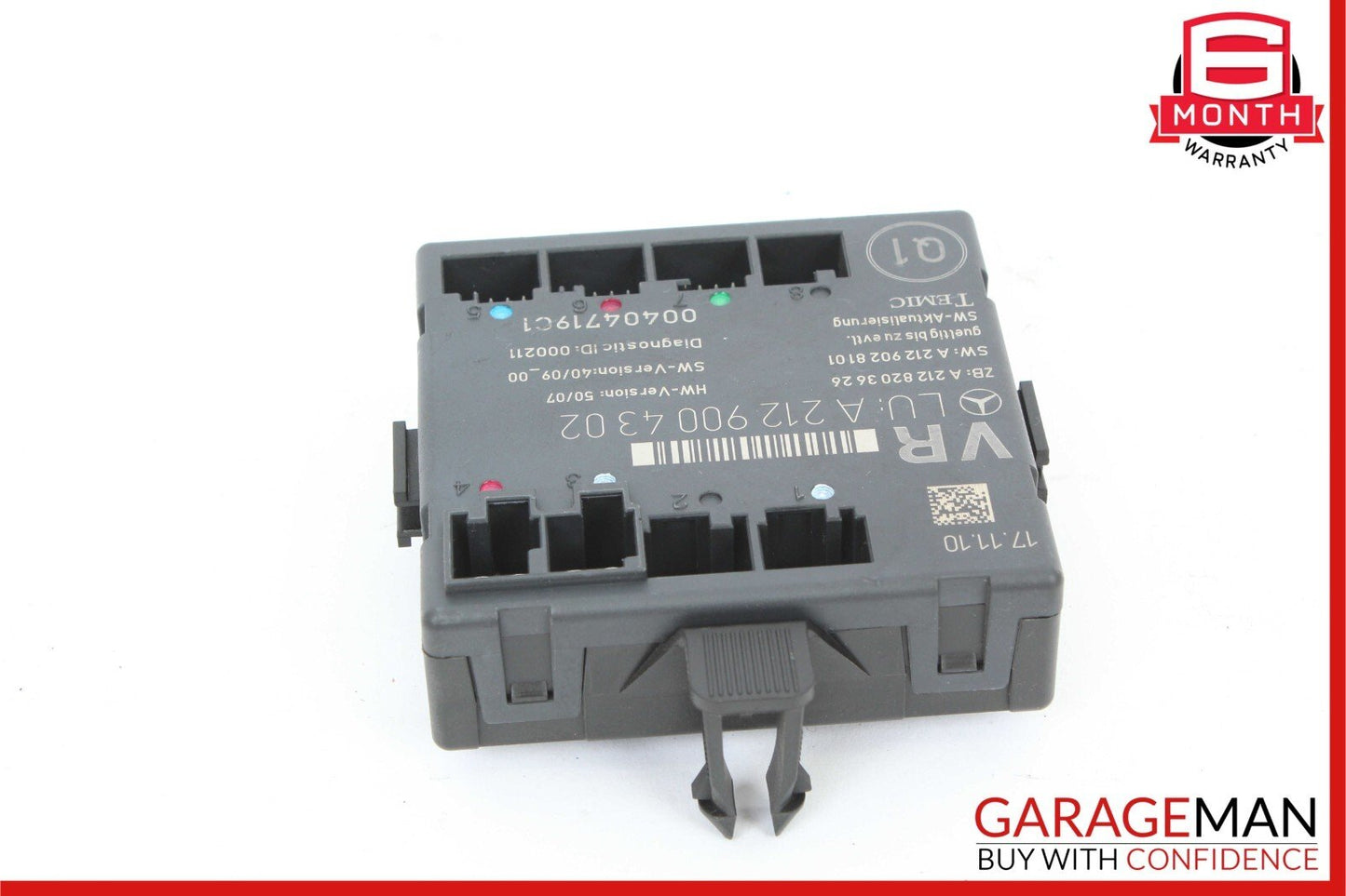 08-18 Mercedes E550 C250 E400 Front Right Side Door Control Module Unit
