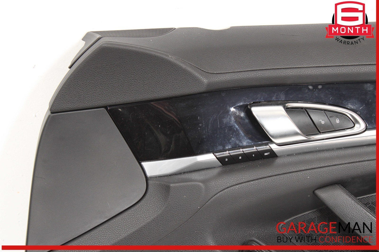 10-16 Porsche Panamera 970 Front Right Side Interior Door Panel Black OEM