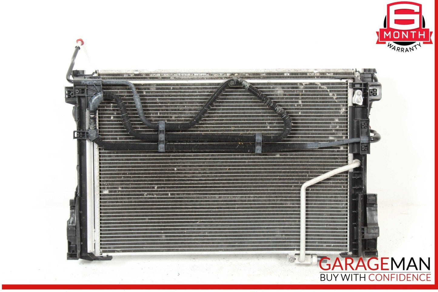 12-15 Mercedes R172 SLK250 Engine Cooling Radiator AC Air A/C Condenser Assy OEM