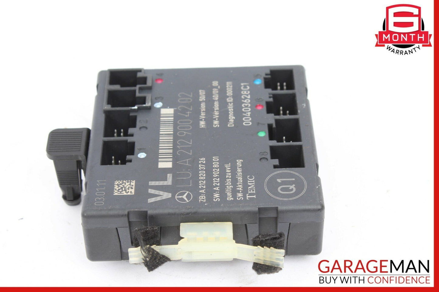 08-14 Mercedes W204 C250 C300 Front Left Driver Side Door Control Module OEM