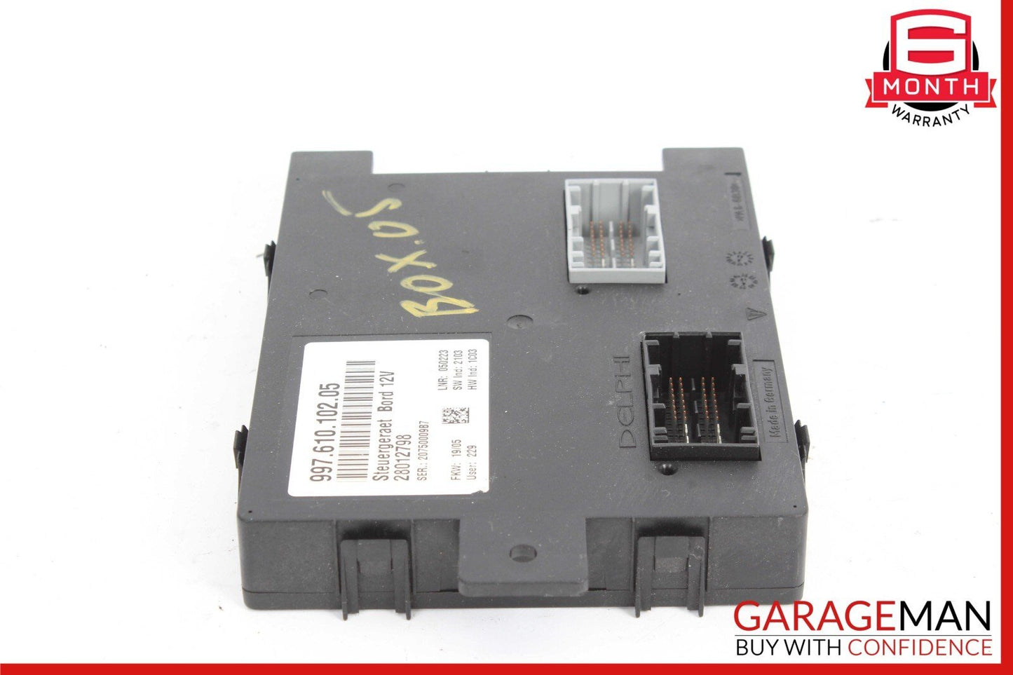 05-12 Porsche  Boxster 987 Carrera 911 Body Electrical System Control Module OEM