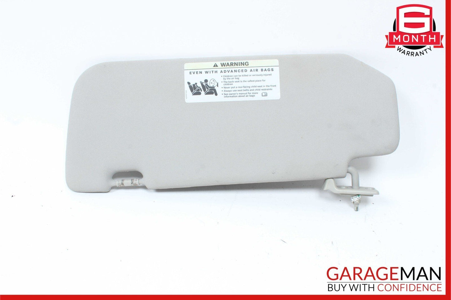 06-08 Mercedes W251 R350 R320 Front Right Side Sun Visor Sun Shade Cover Gray