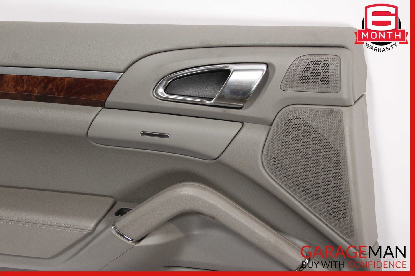 11-17 Porsche Cayenne 958 Rear Left Driver Side Interior Door Panel Assy Grey