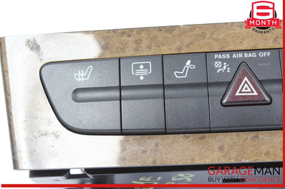 07-09 Mercedes W211 E350 E550 Hazard Control Door Lock Switch Panel 2116801714