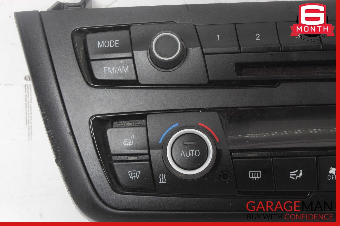 12-18 BMW F30 328i A/C Climate Control Operating Audio Unit Panel Assembly OEM