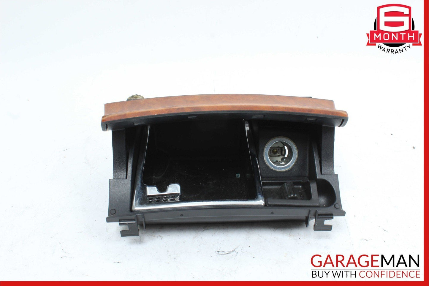 03-11 Mercedes W211 E350 E63 AMG Center Ashtray Ash Tray Storage Wood OEM