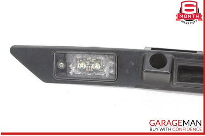 11-18 Audi A8 S8 Rear Trunk License Plate Lights Handle Assembly 4H0827574B OEM