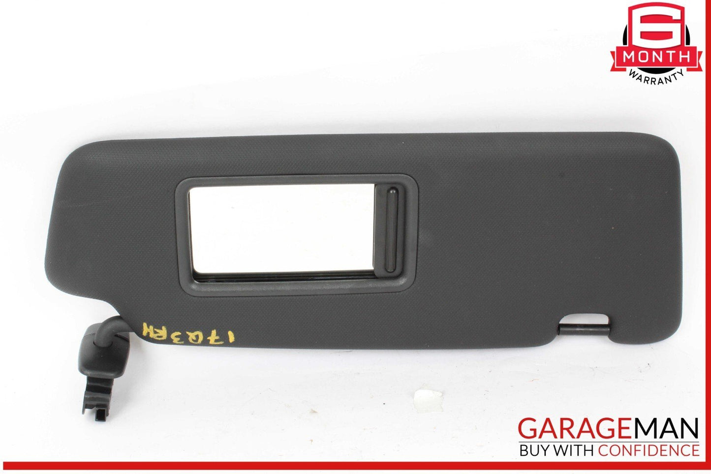 15-18 Audi Q3 Front Right Passenger Side Sun Visor Sunvisor Black 8K0857552 OEM