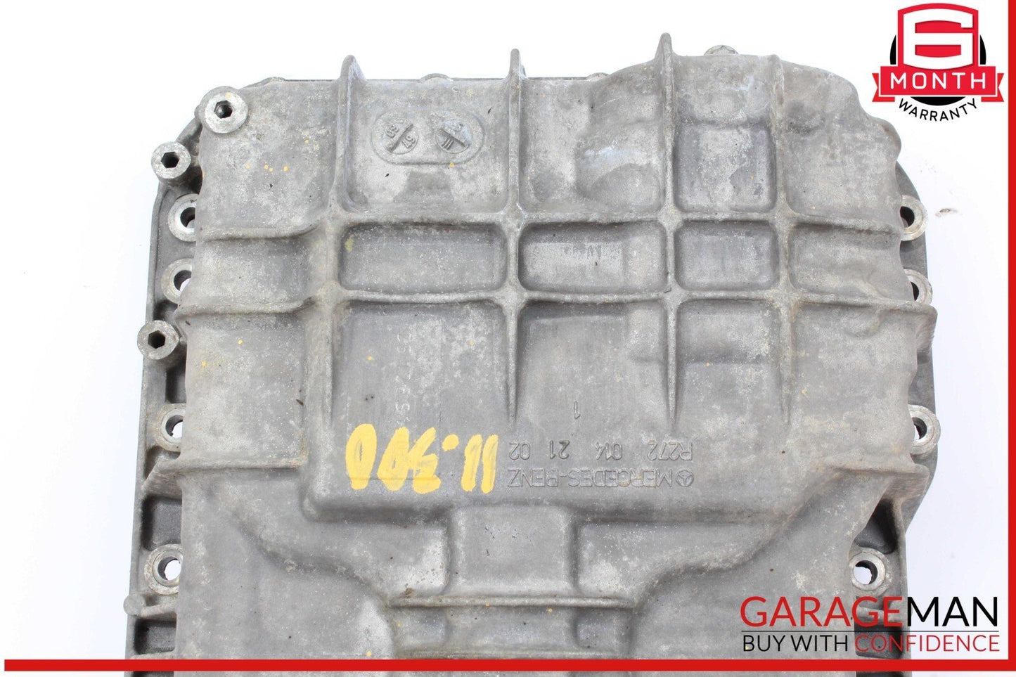 06-11 Mercedes W204 C300 Engine Upper Oil Sump Baffle Pan 2720142102 OEM