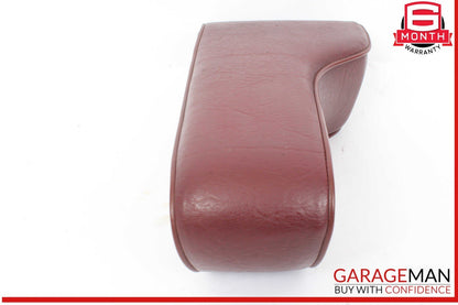 84-93 Mercedes W201 190E 190D Front Center Console Arm Rest Armrest Red OEM