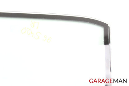 94-99 MERCEDES W140 S420 REAR LEFT DRIVER SIDE DOOR WINDOW AUTO GLASS OEM
