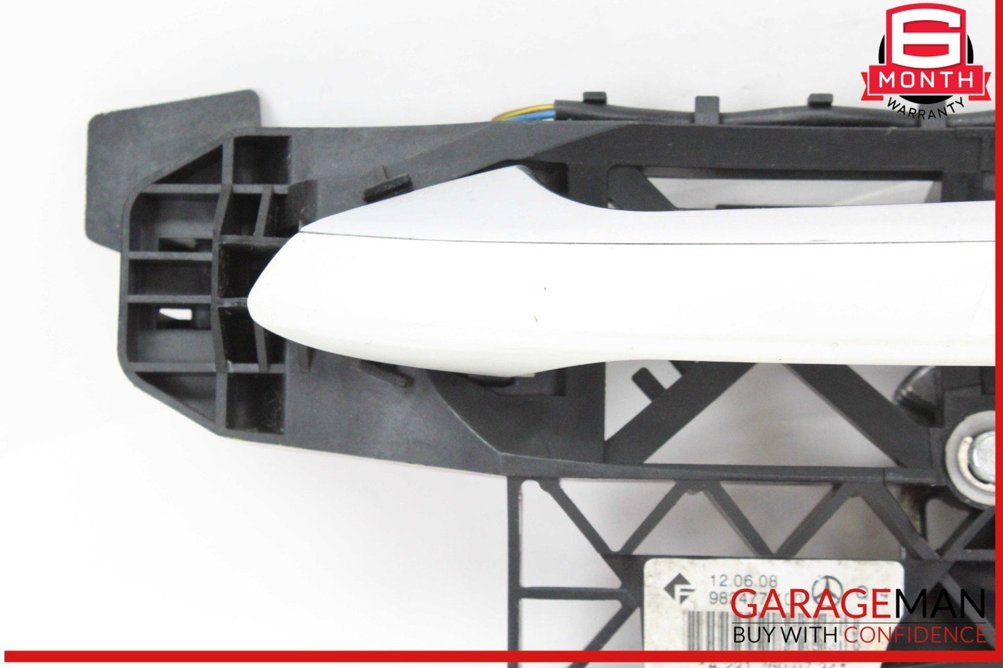 07-13 Mercedes W221 S550 Rear Left Driver Side Exterior Door Handle White OEM