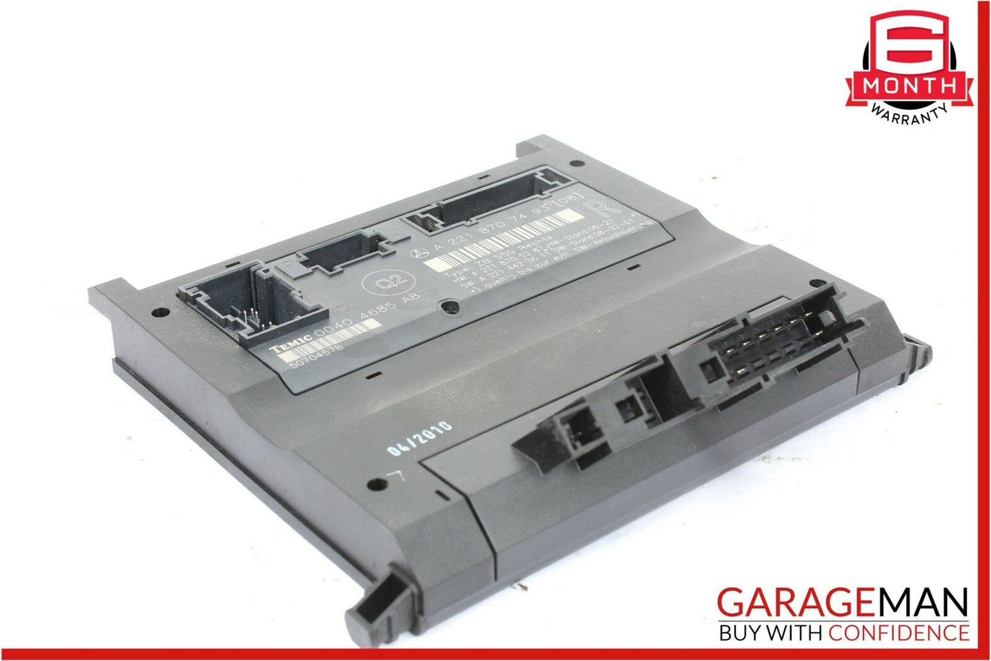 07-13 Mercedes W221 S500 S400 Front Right Under Seat Computer Control Module OEM