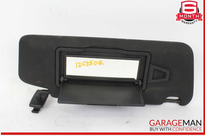 08-14 Mercedes W204 C250 C300 C350 Front Right Side Sunvisor Sun Visor Black OEM