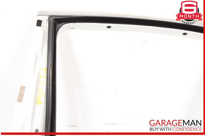 11-16 BMW 528i 535i 550i Rear Left Driver Side Door Shell Panel White OEM