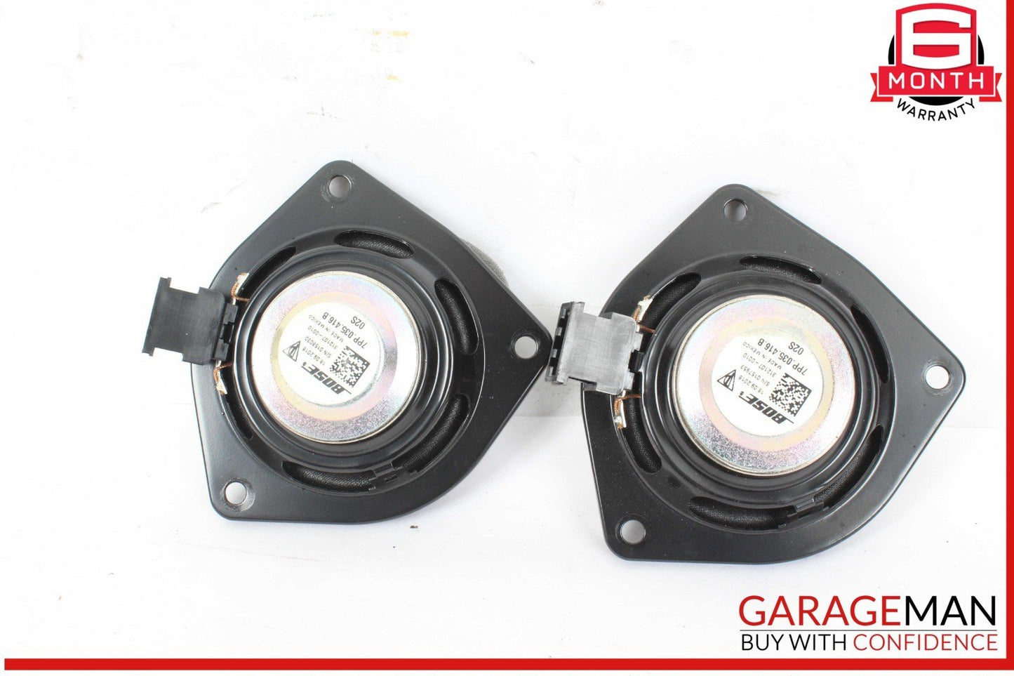 19-24 Porsche Macan Rear Left and Right Side D Pillar Audio Sound Speaker Set