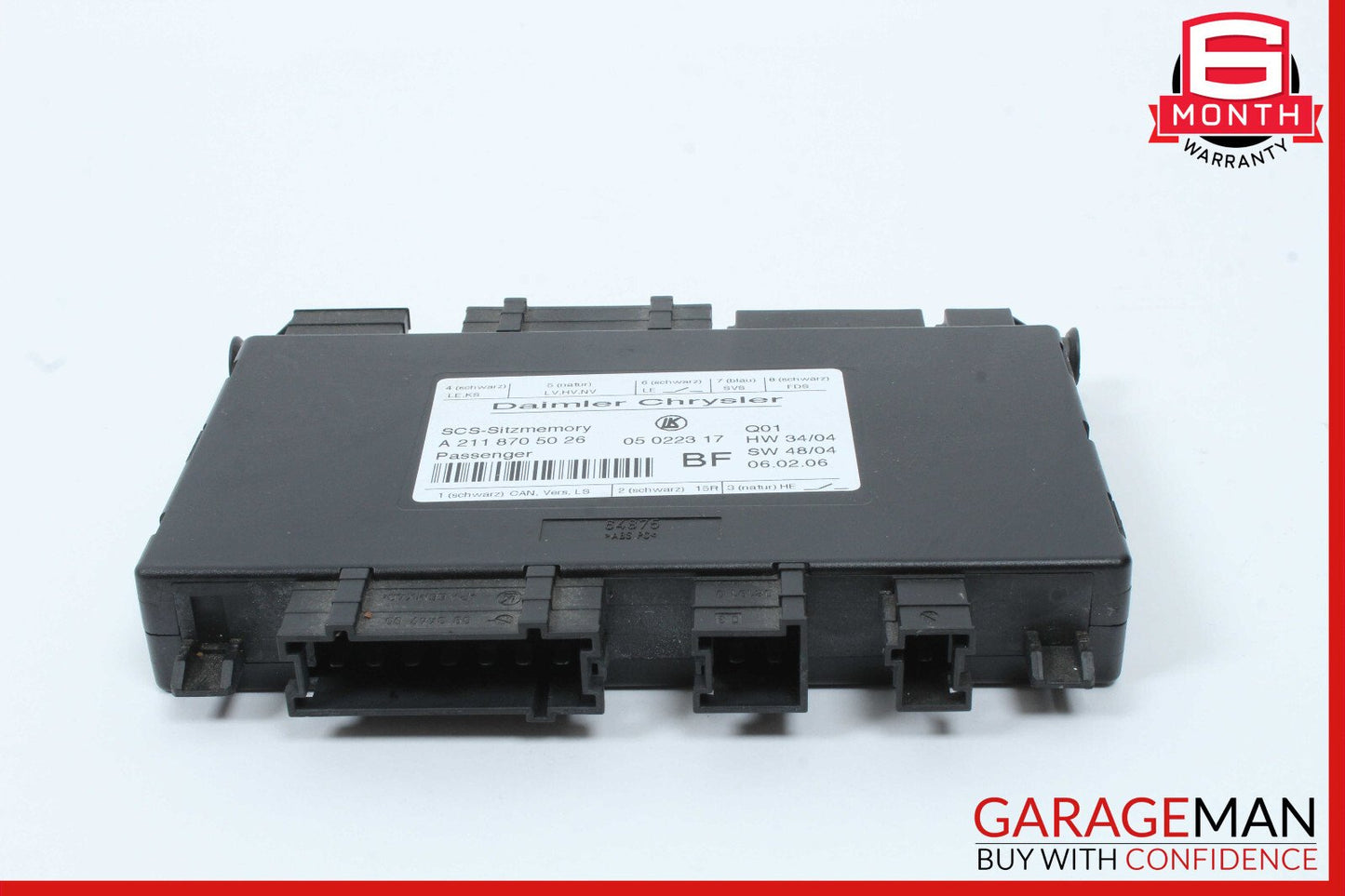 03-11 Mercedes R171 SLK350 E350  Front Right Side Under Seat Control Module OEM