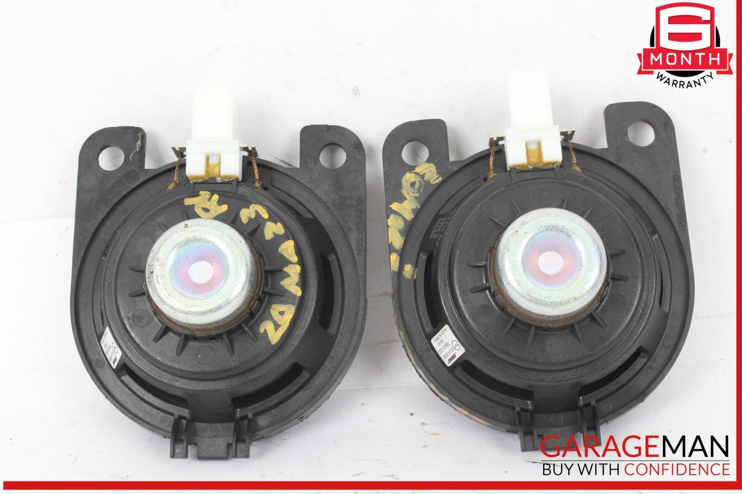 19-23 Mazda 3 Rear Left and Rear Right Side Audio Door Speaker Set of 2 OEM