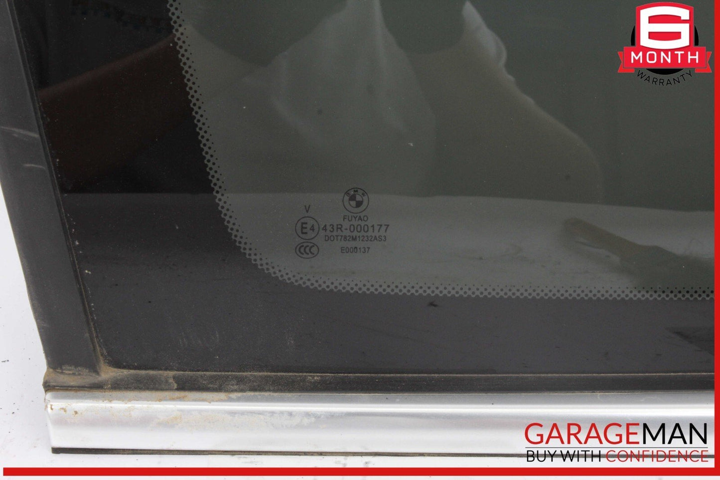 16-22 BMW X1 Rear Left Driver Side Quarter Window Glass OEM