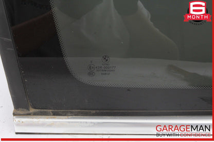 16-22 BMW X1 Rear Left Driver Side Quarter Window Glass OEM