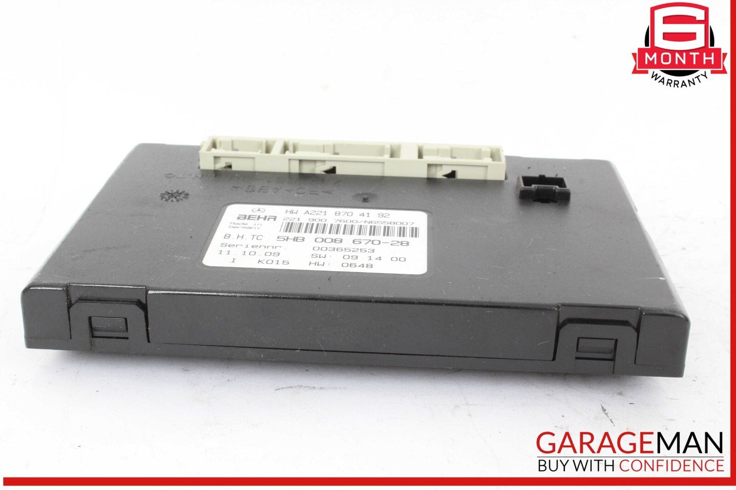 07-13 Mercedes W221 S400 Hybrid AC A/C Heater Control Module Unit OEM