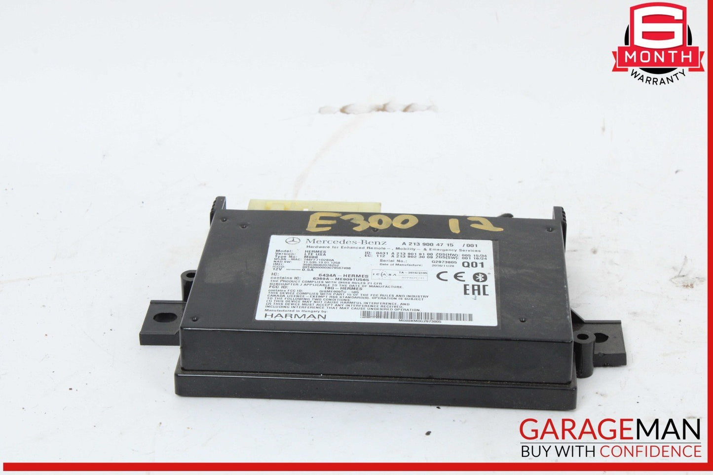 12-23 Mercedes W213 E300 GLC300 Communication Computer Control Module Unit OEM