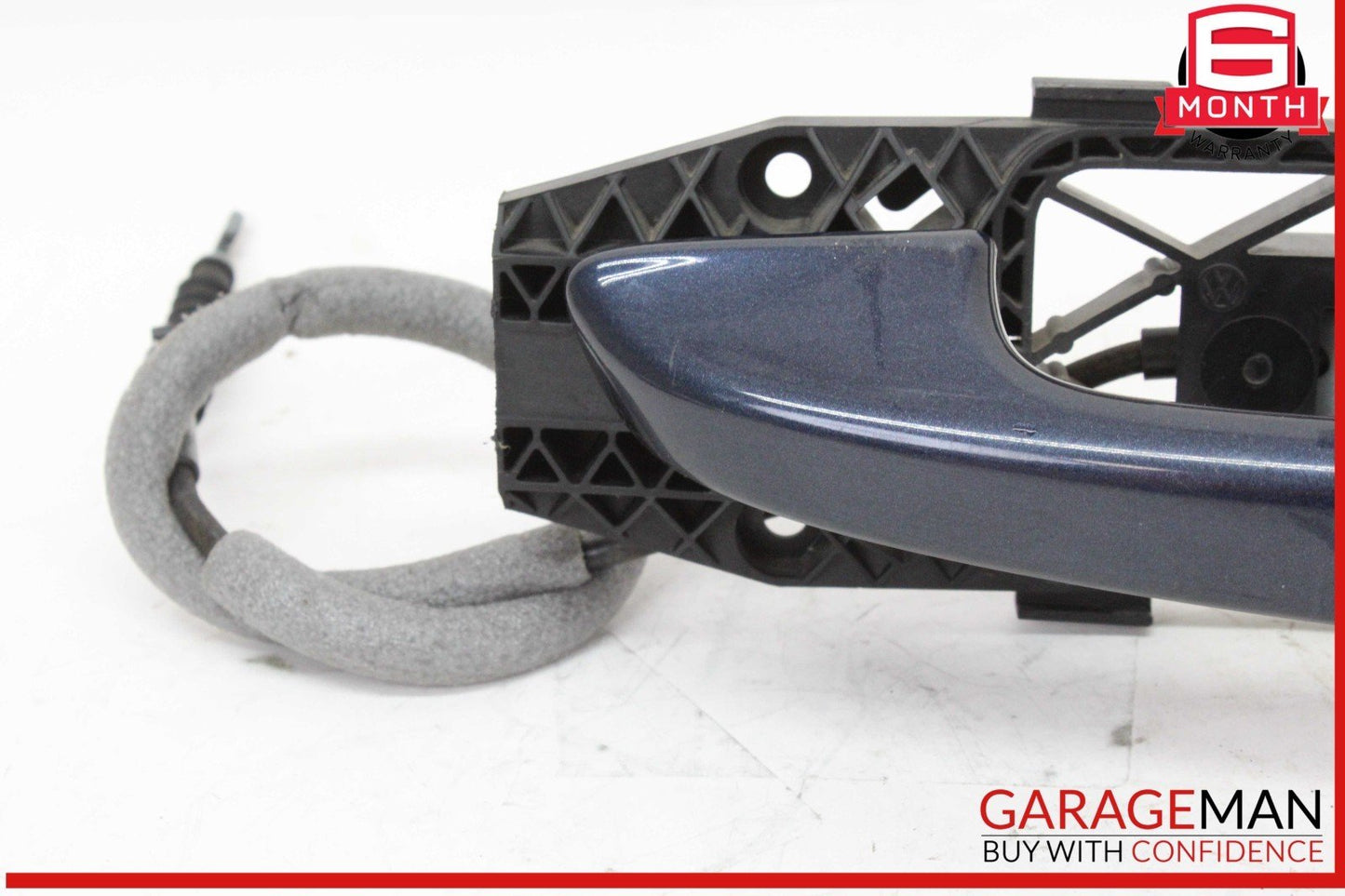 11-18 Porsche Cayenne 958 Front Left Driver Side Exterior Door Handle Blue OEM