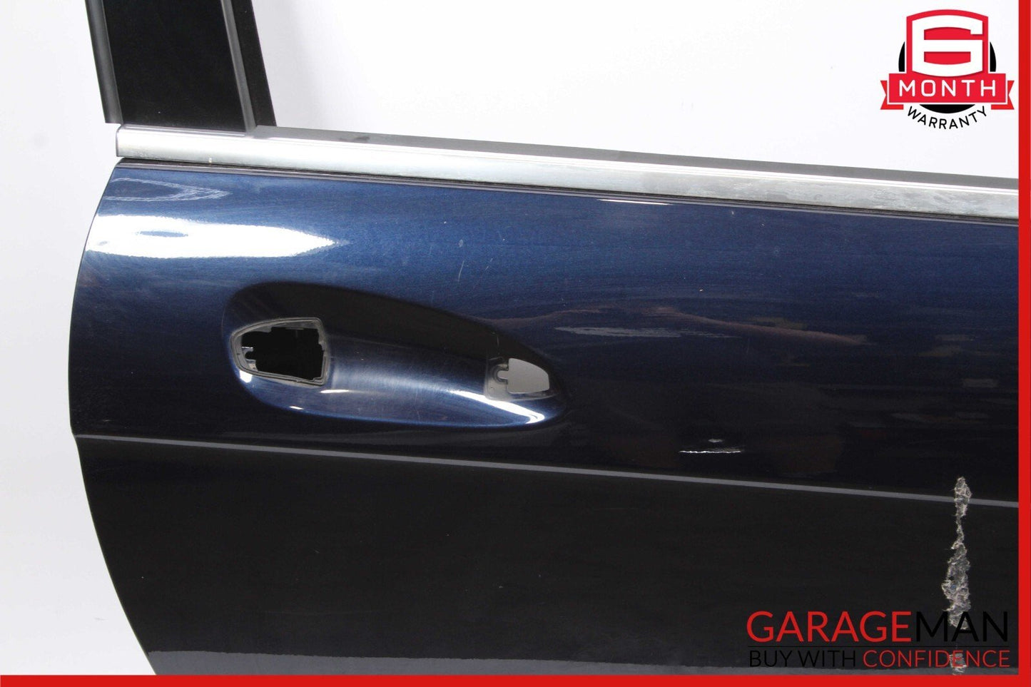 12-14 Mercedes W204 C250 Coupe Front Right Side Exterior Door Shell Frame Blue