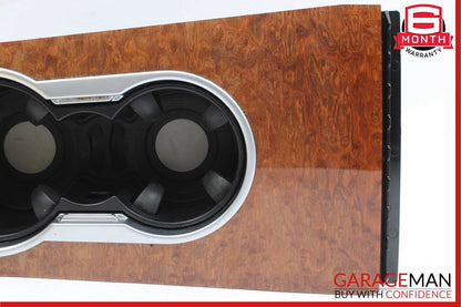 06-12 Mercedes W164 ML350 GL450 Front Center Console Cup Holder Compartment Wood