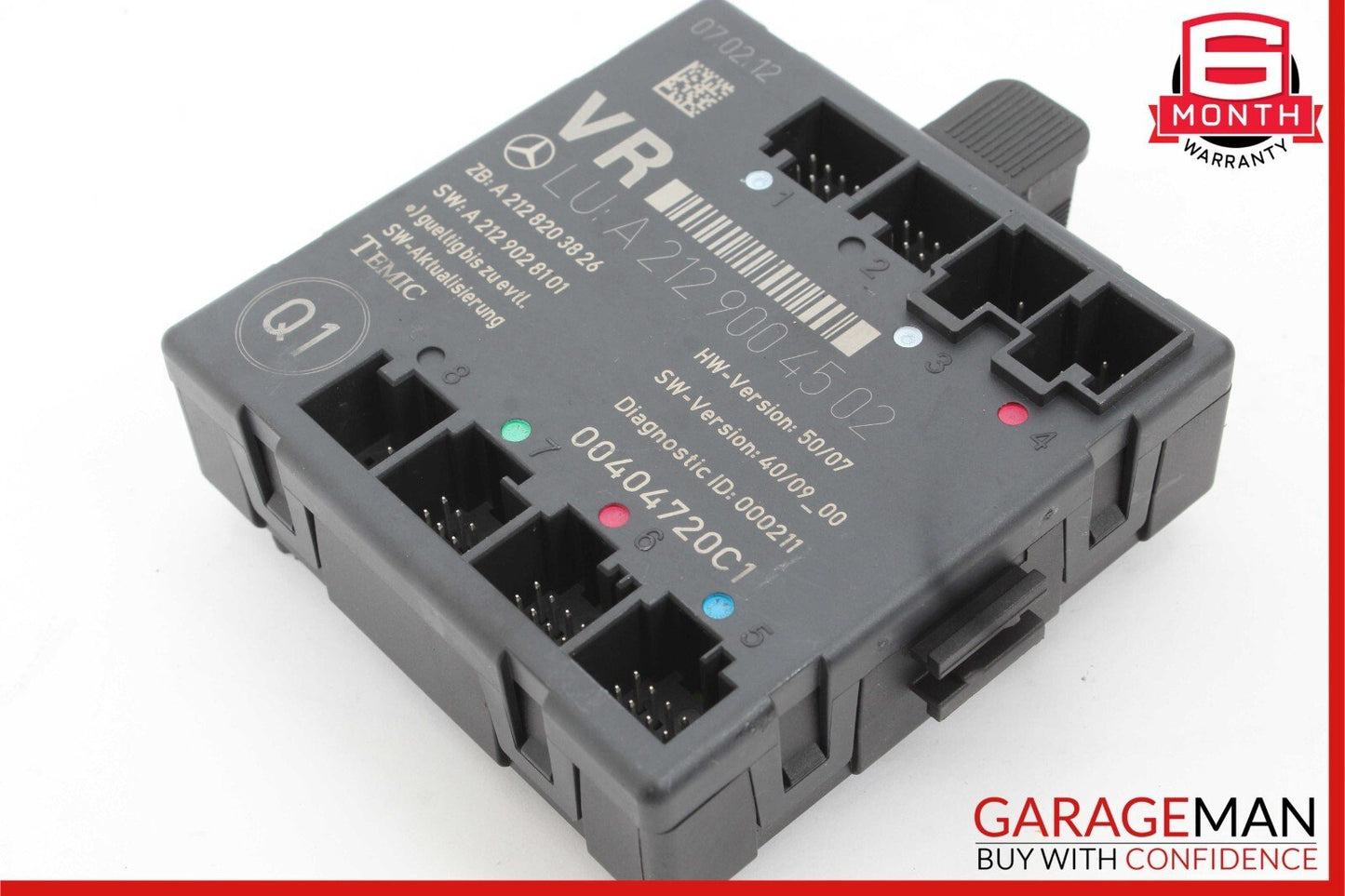 08-18 Mercedes W212 E550 C250 CLS550 Front Right Side Door Control Module Unit