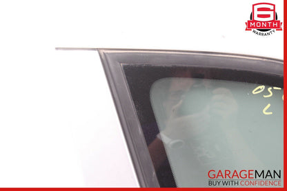 03-06 PORSCHE CAYENNE 955 REAR LEFT DRIVER SIDE QUARTER WINDOW GLASS OEM