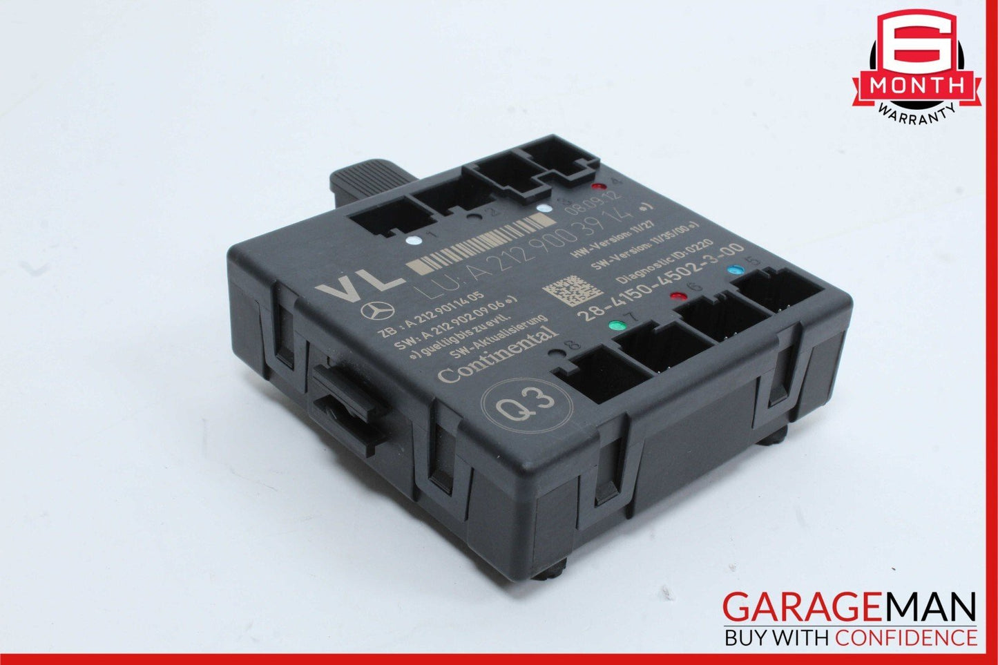 08-18 Mercedes C250 E400 E350 SLK250 Front Left Side Door Control Module Unit