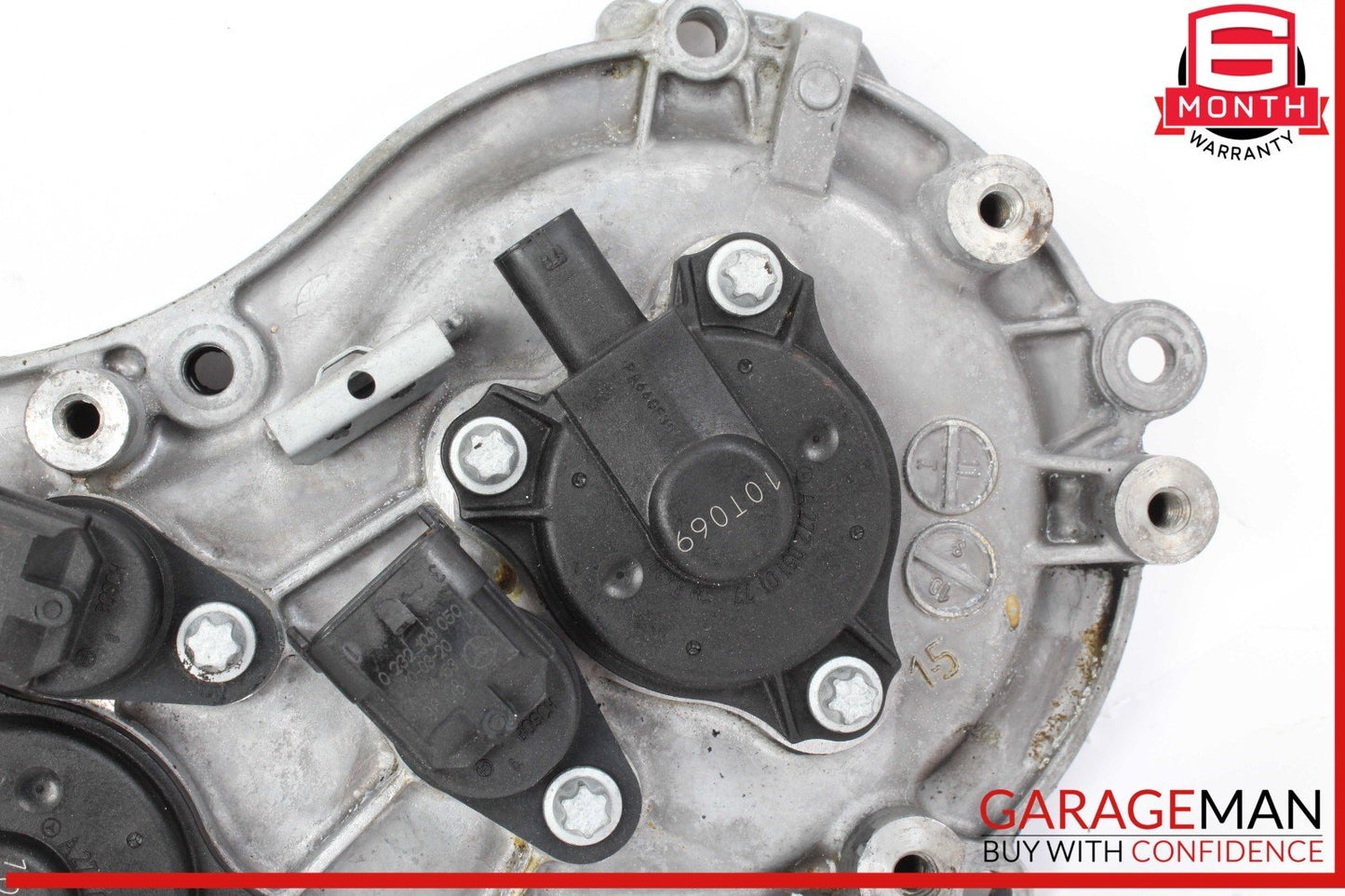 05-13 Mercedes W221 S550 ML350 Front Left Side Engine Timing Chain Cover Plate