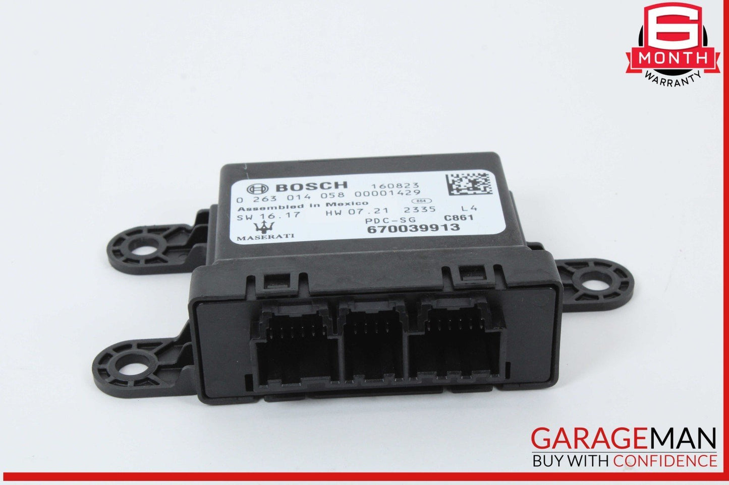 14-17 Maserati Ghibli Parking Park Sensor PDC Control Module Unit 670039913 OEM