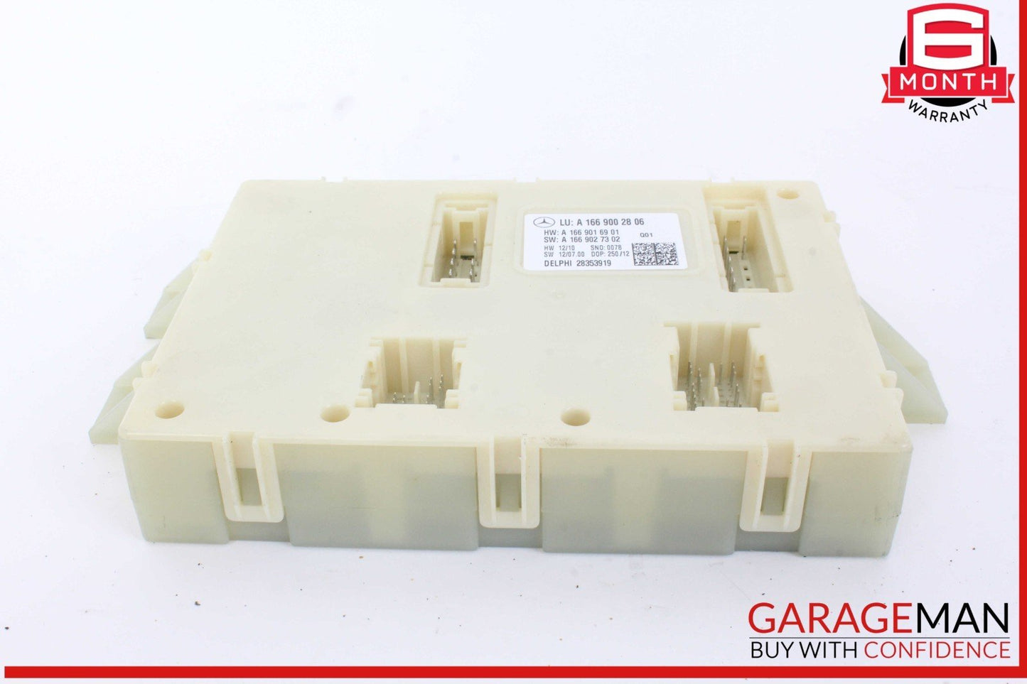 13-19 Mercedes X166 GL450 GLS550 Rear SAM Module Control Unit Signal Acquisition