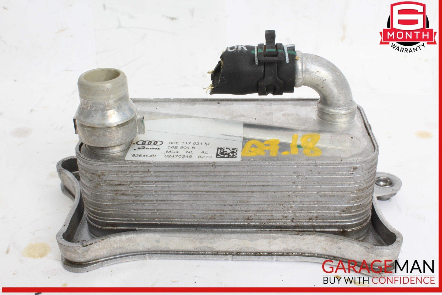 17-24 Audi Q7 Engine Motor Oil Cooler 06E117021M OEM
