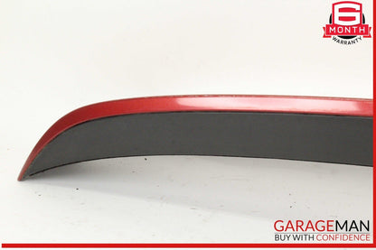 07-15 Audi Q7 Rear Trunk Hatch Spoiler Wing Red w/ Brake Light 4L0827933 OEM