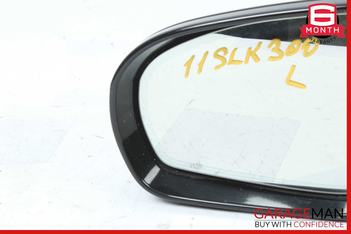 09-11 Mercedes R171 SLK300 Front Left Side Mirror Door Rear View Black OEM