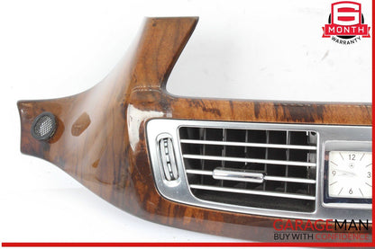 12-18 Mercedes W218 CLS550 Front Dash Trim Bezel Air Vent Cover Assy Walnut OEM