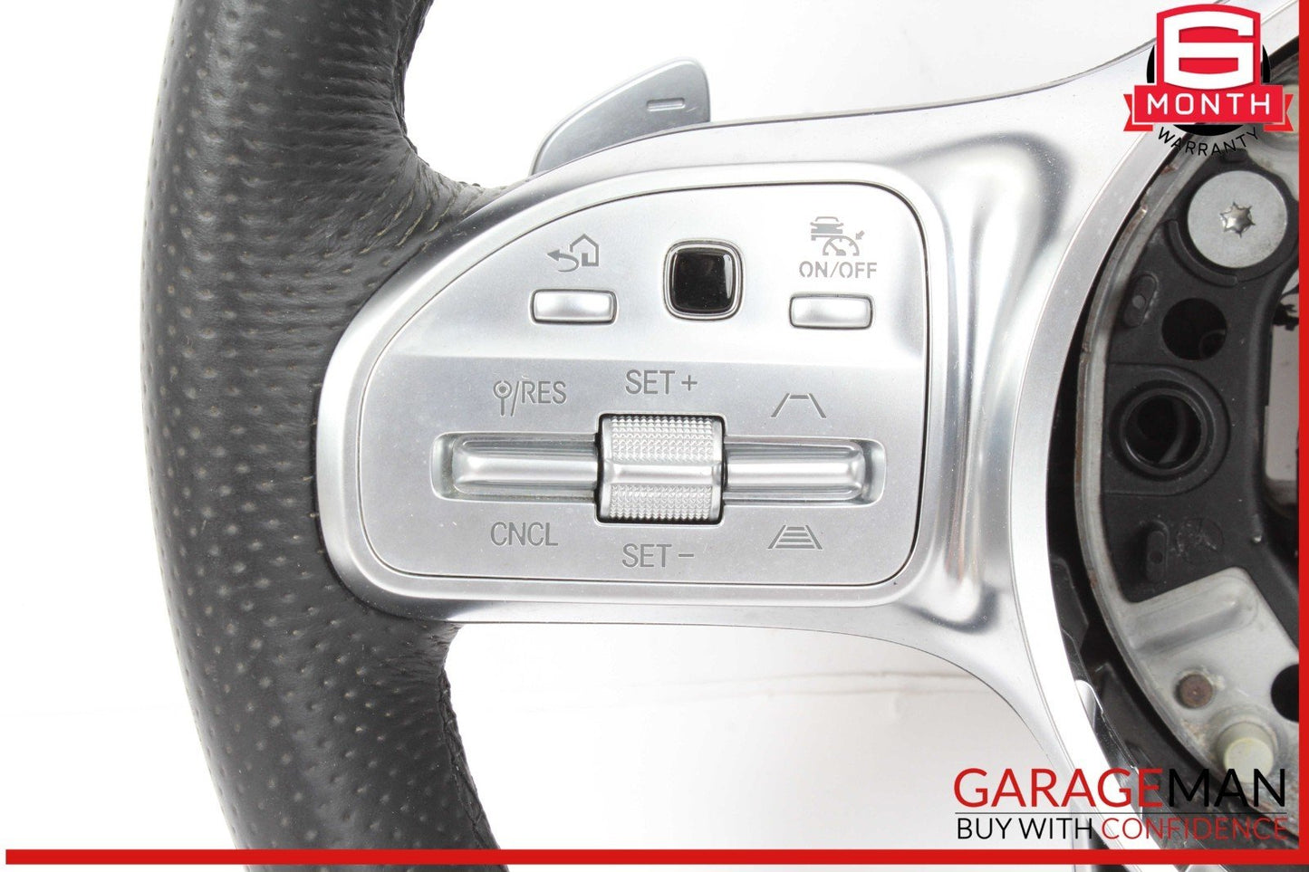 18-24 Mercedes X253 GLC300 Front Left Side Steering Wheel w/ Switch Button OEM
